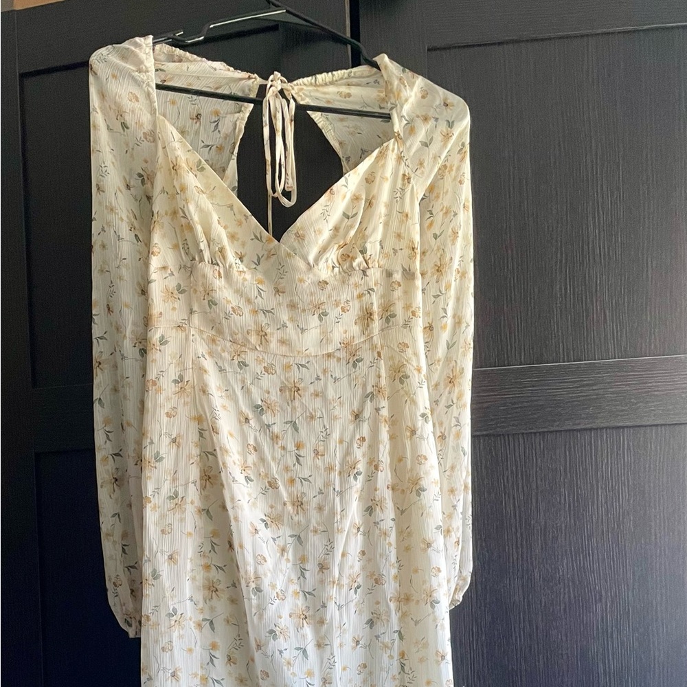 Floral Long Sleeve Dress